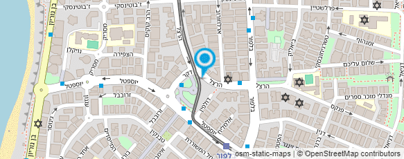 מפת הגעה אל גן קיד ליין