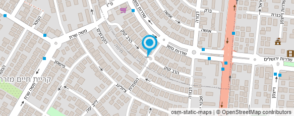 מפת הגעה אל מרינברג מרסלו אדריכלות בע"מ