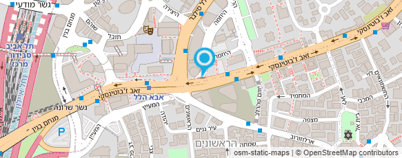 מפת הגעה אל בר-און; כהן; עורכי-דין