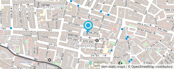 מפת הגעה אל בית דין צדק מחזיקי הדת בא"י