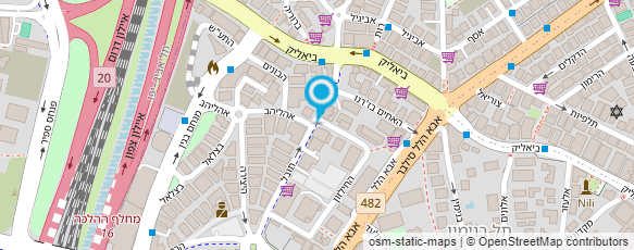 מפת הגעה אל עו"ד שיראזי דני