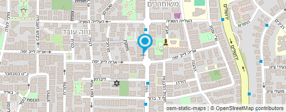 מפת הגעה אל בן הרוש דוד ושרה אלדר