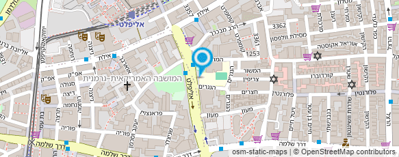 מפת הגעה אל סדנאות האמנים בתל-אביב