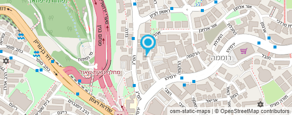 מפת הגעה אל אגודת ועד הישיבות בא"י