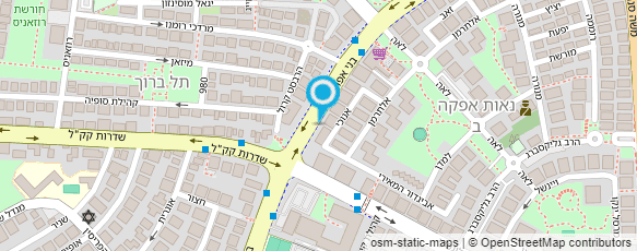 מפת הגעה אל רוזנברג ציפי מפת הגעה אל רוזנברג ציפי