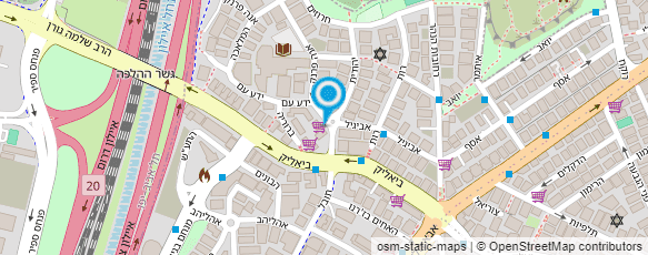 מפת הגעה אל מינימרקט רווחה בע"מ