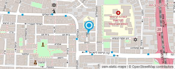 מפת הגעה אל ד"ר אשרוב ז'ק