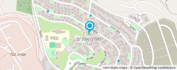 מפת הגעה אל עלי - קרית גנים קהילתית