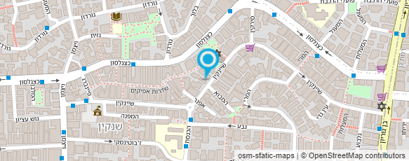 מפת הגעה אל דיקנוף רינה