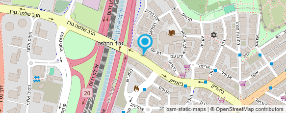 מפת הגעה אל פרי ושות' אדריכלים בע"מ