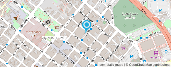 מפת הגעה אל סלון שמפו