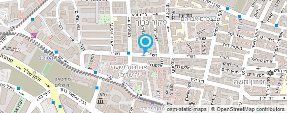 מפת הגעה אל ישיבת מאור עיניים