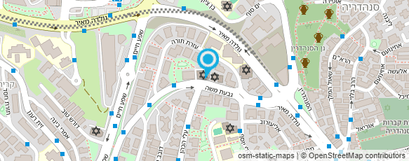 מפת הגעה אל ישיבת "מאור עינים"