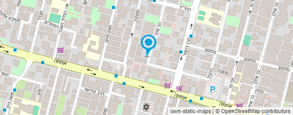 מפת הגעה אל בית כנסת היכל הברכה