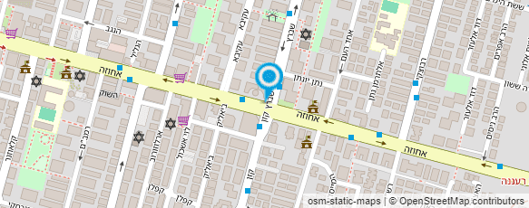 מפת הגעה אל ד"ר גלייטמן יוסי