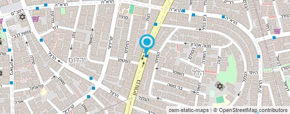 מפת הגעה אל בובליל הרב צוריאל