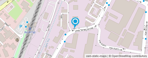 מפת הגעה אל מפעלי נייר ירושלים ונאמן (2000) בע"מ