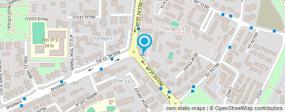 מפת הגעה אל רמי מהשדה לעיר