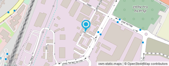 מפת הגעה אל ה.ס.ב. אלומיניום בע"מ