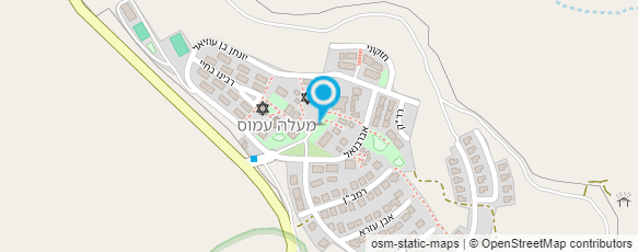 מפת הגעה אל מעלה עמוס