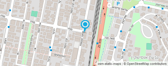 מפת הגעה אל מסגריית בנימין