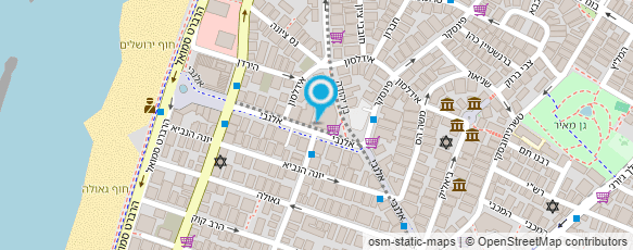 מפת הגעה אל מכולת אלנבי