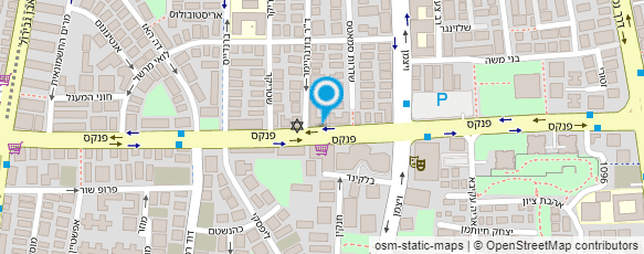 מפת הגעה אל פיצוחי פנקס