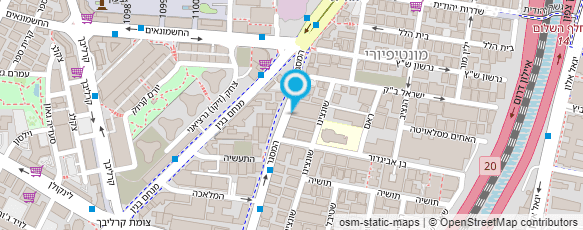 מפת הגעה אל אחלמה - המכללה לרפואה משלימה