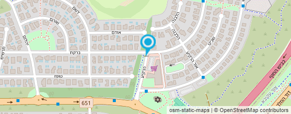 מפת הגעה אל דדוש דוד