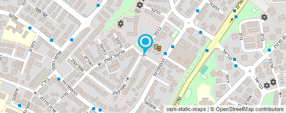 מפת הגעה אל י.פ. עבודות חשמל