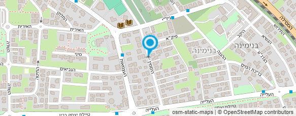 מפת הגעה אל עיצוב שיער בנימינה איב אטל