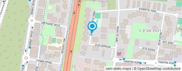 מפת הגעה אל מועדון ספורט מגדלי אביב