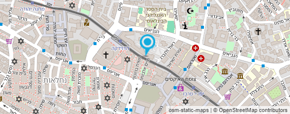 מפת הגעה אל תכשיטי בן יהודה