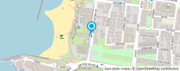 מפת הגעה אל אולמי מלון דן אכדיה