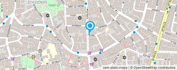 מפת הגעה אל בית חב"ד ר"ג