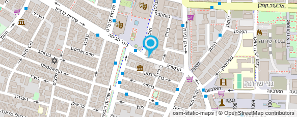 מפת הגעה אל ד"ר לייב רונן