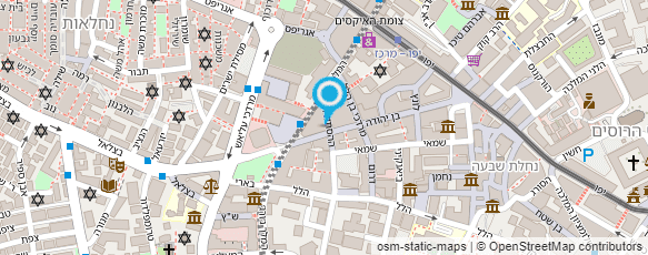 מפת הגעה אל גלריה אלי בן דוד