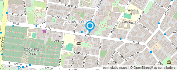 מפת הגעה אל תיכון היובל הרצליה