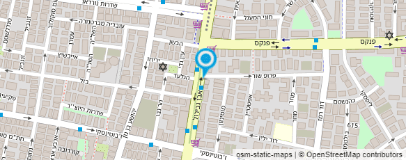 מפת הגעה אל פיצוחי נון-סטופ