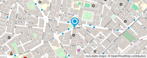 מפת הגעה אל אהל שמעון מערלוי