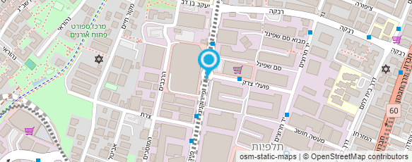 מפת הגעה אל אלן דניאל וילונות ומרפדיה