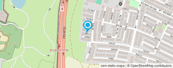 מפת הגעה אל ס.ד. ארועים - הפקה וארגון בע"מ