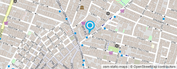 מפת הגעה אל נעליים יוסי