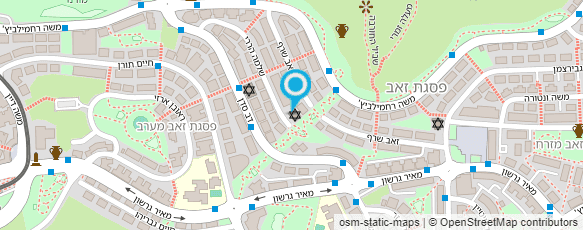 מפת הגעה אל בן הרוש משה