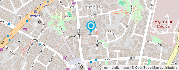 מפת הגעה אל בן-ארי יחיעם