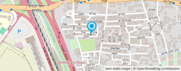 מפת הגעה אל נוף מגדלים