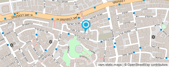 מפת הגעה אל ישיבת אשלג מוהרי"ל