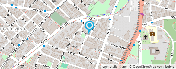 מפת הגעה אל עירית שכנר - אדריכלות פנים ועיצוב