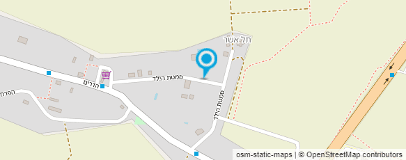 מפת הגעה אל אלישע- ביה"ס לשחייה