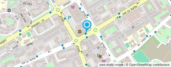 מפת הגעה אל הספריה העירונית ערד